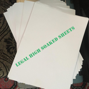 Legal highs A4 soaked paper 10 sheets