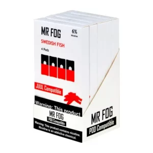 Mr Fog Swedish Fish 4 Pods